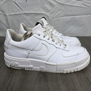 Nike Womens Air Force 1 'Pixel White' CK6649-100 Sneakers Size 8